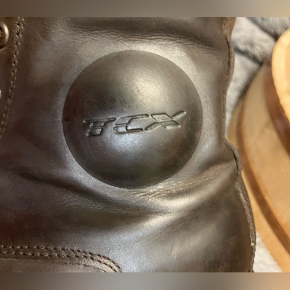TCX Women’s Blend WP Leather Combat Moto Boots Size 5.5 - Picture 4 of 13